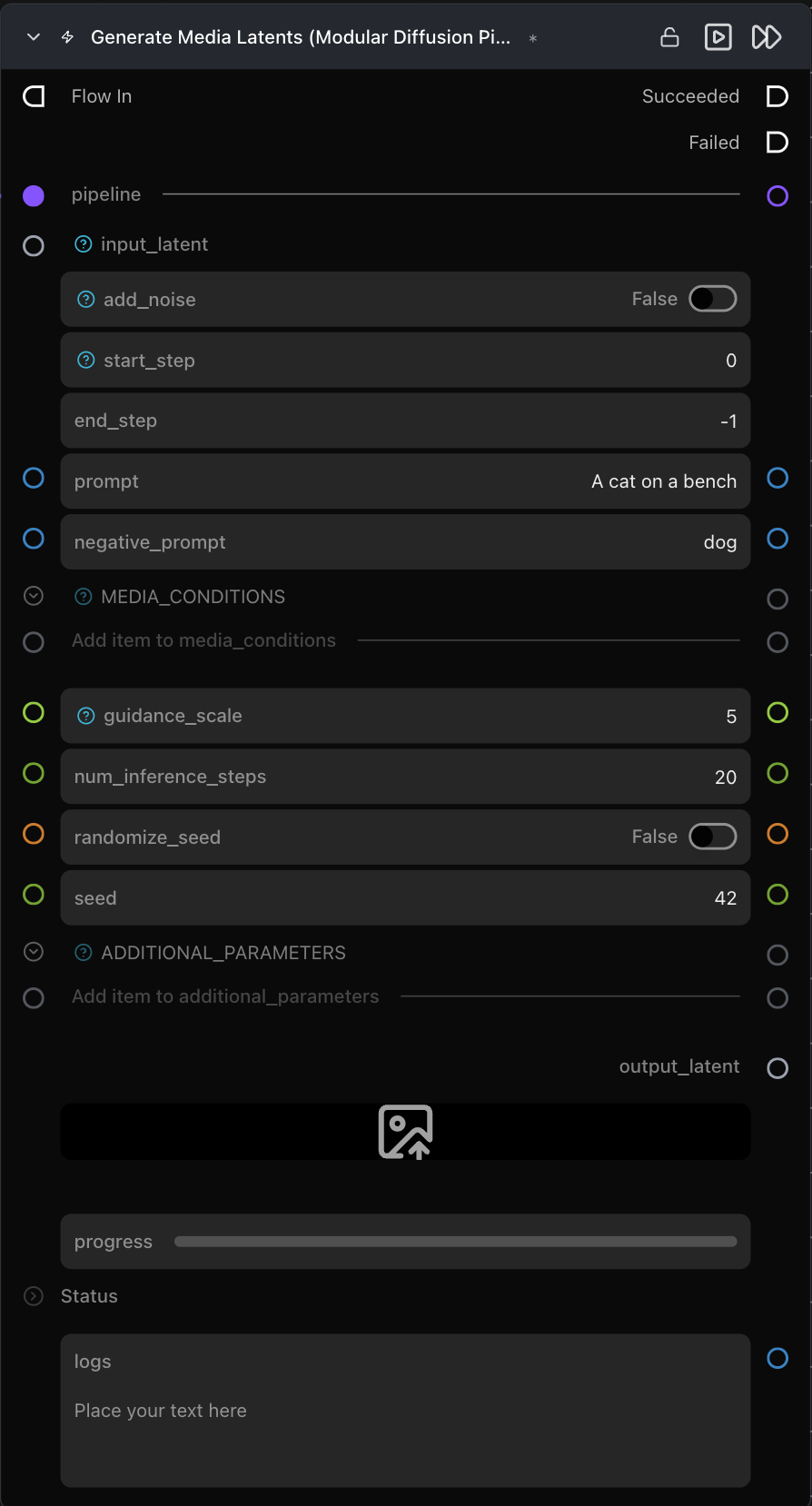 Generate Media Latents