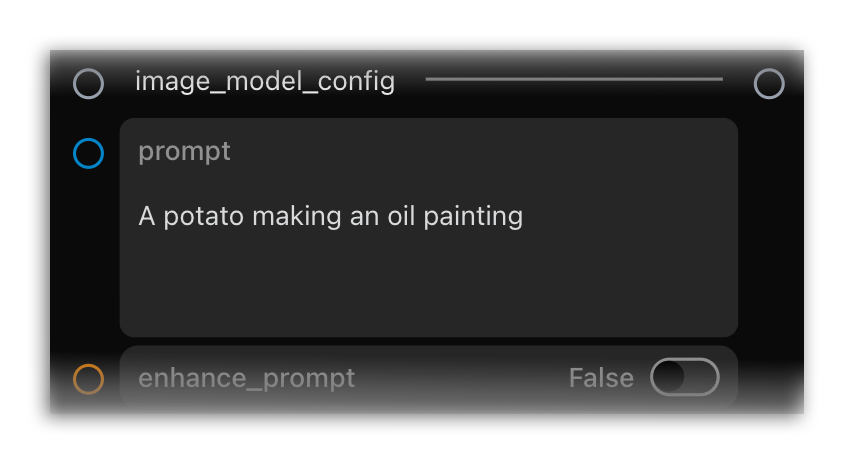Text prompt field